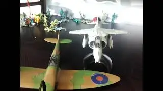 Airfix QuickBuild Harrier Assembly & Spitfire| Official Build!