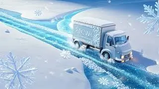Elsa&rsquo;s Ice Shape Trace Path Truck 6 | Frozen Ice Shapes Truck Game for Kids