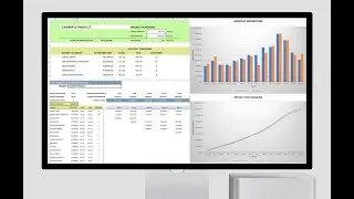 Project Expenditure Cash Flow Scheduler and Cost Tracker - Short Example Video