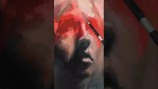 Expressive Portrait Painting Using Reds.