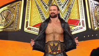 The new undisputed WWE Champion Drew has a message for us until.....