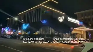 Immersive virtual LED display large screen 3d led large screen display series, combined with virtual