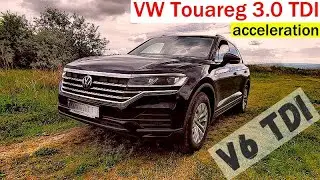 2022 VW Touareg 3.0 TDI 231hp/170kW acceleration (1/4mile, 0-100, 60-100, 80-120) with GPS results
