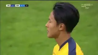 SEUNG WOO LEE AMAZING VOLLEY GOAL VERSUS AC MILAN
