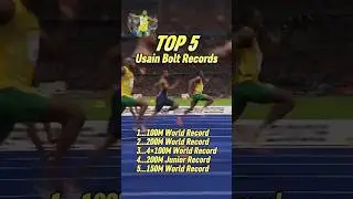Top 5 World Records Broken by Usain Bolt!