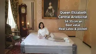 Central Queen Elizabeth Aristocrate series kasur spring bed testing (latex real + pocket flip)