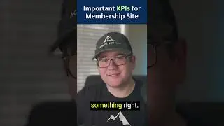 KPIs For Membership Sites #kpis #membershipsite #shorts