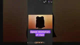 Speed Animation of Hair! #trapmusic #animationtutorial #drawingtips #comicartist #newedm