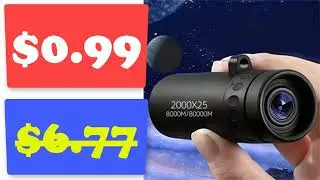 Best Price Aliexpress Monocular Telescope Compact Portable Travel Hiking Fishing Camping Stargazing