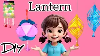 3 Unique Lantern Making At Home / Paper Lamp Idea / DIY Akash Kandil / Hanging Craft For Decoration