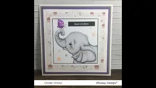 Whimsy Stamps -  Ellie and Butterfly