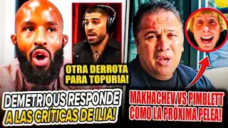 &iexcl;Ilia Topuria ATACA a Demetrious Johnson + RESPONDE! &iquest;Pimblett vs Makhachev ser&aacute; la pr&oacute;xima pelea?