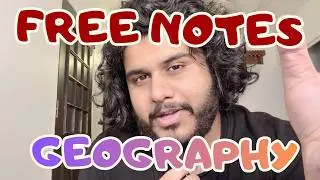 Best GEOGRAPHY NOTES for Class 12 Board Exams [They Are FREE]