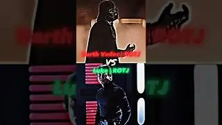 Darth Vader (not conflicted) vs Luke Skywalker (ROTJ)