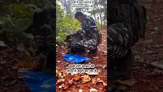No Comfort Only Duty 🇮🇳 | Bhookh Me Bhi Jungle Me On Duty Indian Army Jawaan 💪🔥