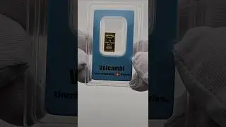 Продажа золотого слитка Valcambi Swiss 1 грамм / золото Au 999,9 пробы в Киеве! #золото