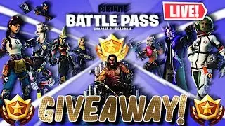 FORTNITE FASHION SHOW LIVE SKIN COMPETITION! GIFTING SEASON 3 BATTLE PASS!