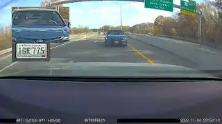 Stupid and reckless driver from Rhode Island - License Plate: RI 1GK775