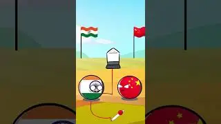 Border of 2 countries  #countryballs #vietnam #china #india #russia #belgium