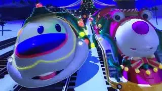 Special Agent Oso The Living Holiday Lights Family Train Holiday Rapide Takes Vapeur