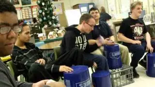 Weekly Music Class with Special Needs 12/10/2013, Central Falls HS, RI