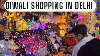 Diwali shopping in chandni chawk | Best light market in Delhi | Diwali vibes in Delhi