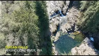 Dougan Falls, WA - End of Summer Drone Shots - 1500ft!