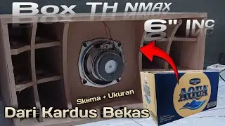 NYOBA ‼️ Membuat Box Speaker Th Nmax dari Kardus Bekas ‼️ TH NMAX 6