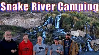 Beautiful Snake River Camping With Friends In Idaho