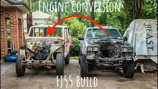 FJ55 Build 004 // Engine Conversion