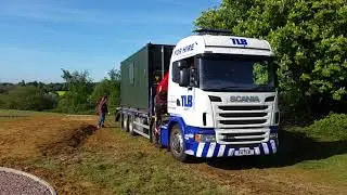 Container Installation and Muga Laying