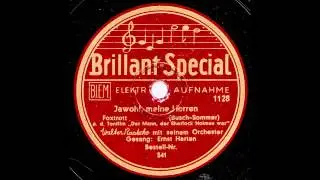 Jawohl, meine Herren / Walter Raatzke & Orchester mit Gesang (Die Richters)