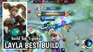 Layla best build 2022 | Layla damage | top 1 global mlbb