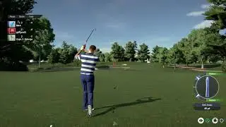 Hole out eagle to finish front 9