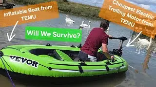 &ldquo;Unboxing & Testing a Cheapest Electric Trolling Motor from Temu on cheap Inflatable Boat fromTemu!&rdquo;
