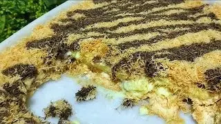 أسهل حلى رمضاني 🌙 سريع ومنقذ في آخر لحظة بمكونات اقتصادية وبحجم عائلي والطعم عالمي بيدوب دوبان😋