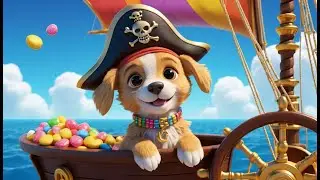 Pirate Paws and the Treasure Hunt | Pirate Adventure Song for Kids | Fun Pirate Rhyme