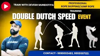 Double Dutch Speed Event (Rope Skipping/Jump Rope)