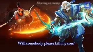 ALL Responses Zeus VS Mars Dota 2 New Hero