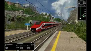 FR 8803  ETR 700 HITACHI CAB RIDE   PESCARA C.LR - FOGGIA ADRIATICA V3