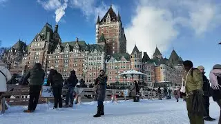 جولة سياحية في مدينة كيبيك  كندا 🇨🇦   visite à la ville de Québec 