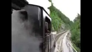 Steam Train over the Br&uuml;nig Pass, Switzerland (4/5): Down from Br&uuml;nig Pass