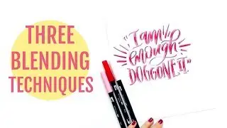 Blending with Tombow Dual Brush Pens / Fast and Loose Breakdown: 3 Techniques