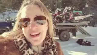 Snowmobile Real Estate Showing