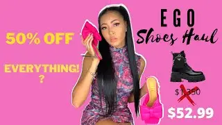 EGO OFFICIAL Shoes Try-on Haul + Sizes,luxury dupes, prices and more!👠|SQUARE TOE TREND