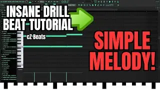 🔥HOW TO MAKE EPIC DRILL BEATS WITH A SIMPLE MELODY - cZ Beats Drill Tutorial