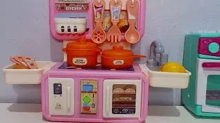 14 Minutes Satisfying with Unboxing Kitchen Watter ~ Light ~Spray Playset & Hanging tableware | ASMR
