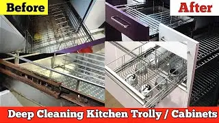 How do you clean a steel kitchen trolley? Clean Kitchen Trolley RUST /Dip Clean kitchen trolley