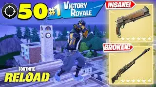 *RARE* Nike Skin x 50 Elimination *RELOAD* Gameplay Wins  (Fortnite Chapter 6 Keyboard & Mouse)