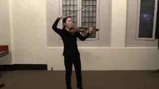 Eunae Koh Bach Violin Sonata No. 3, BWV 1005 (played without breaks) using Millennia HV-32P